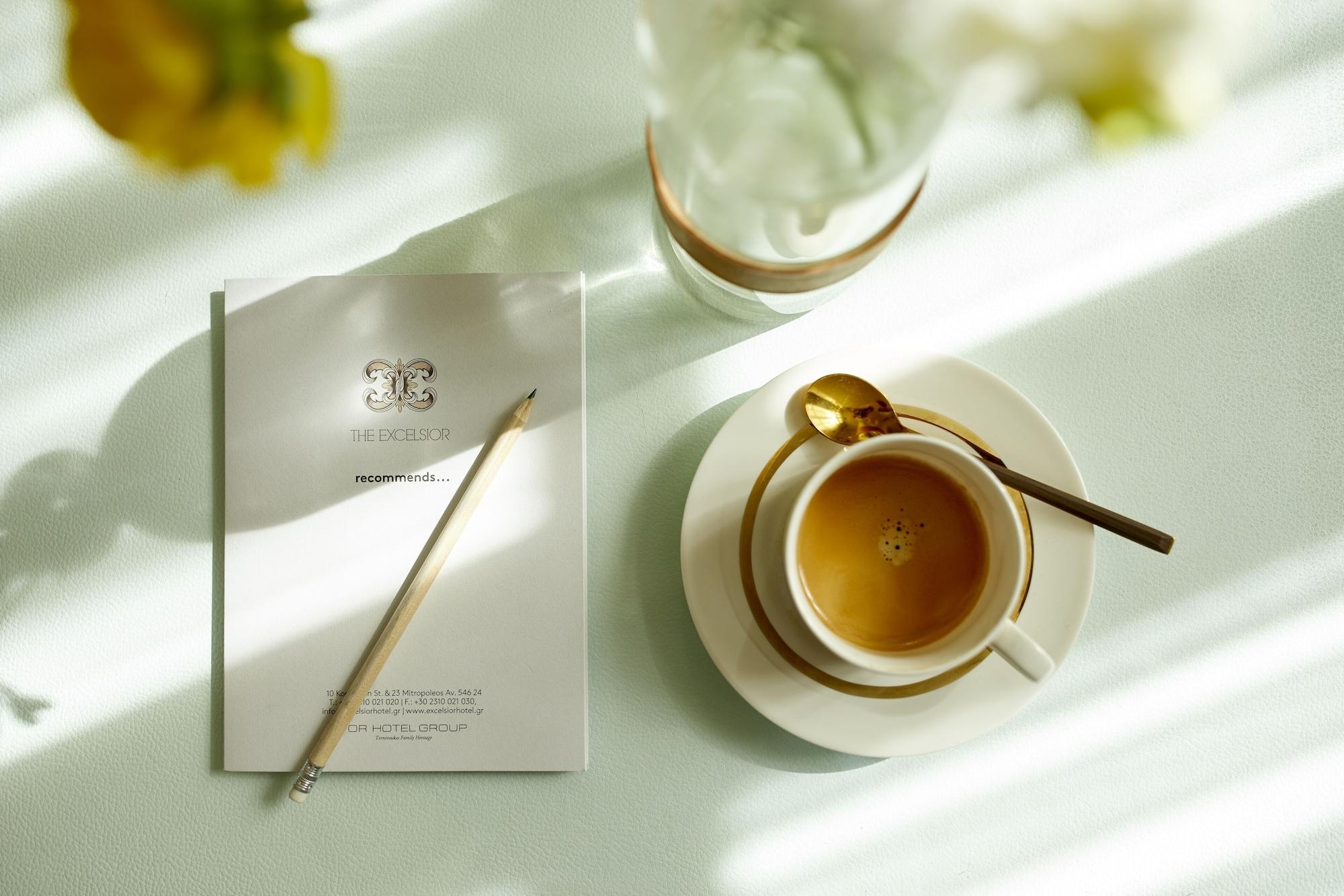 The Excelsior - Small Luxury Hotels Of The World Thessaloníki Ngoại thất bức ảnh A cup of coffee