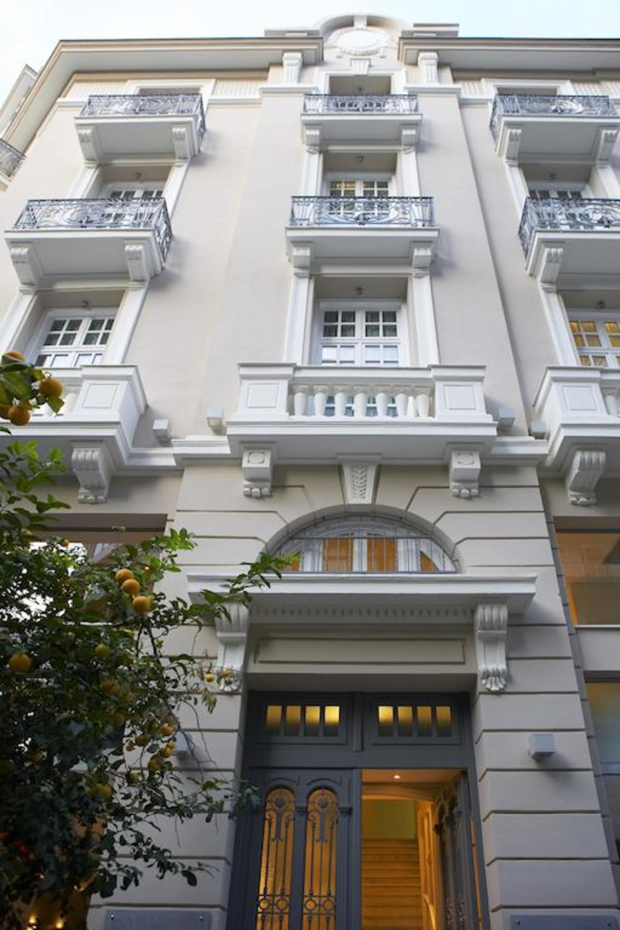 The Excelsior - Small Luxury Hotels Of The World Thessaloníki Ngoại thất bức ảnh Neoclassical balconies in the Old Town of Nicosia